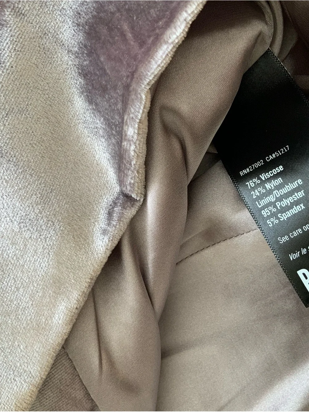 PAIGE Velvet Blazer in Light Pewter - Picture 8 of 10